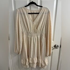 Cream colored dress